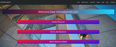 Resume Maker App